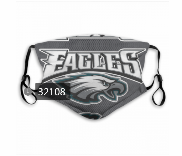 NFL 2020 Philadelphia Eagles #62 Dust mask with filter